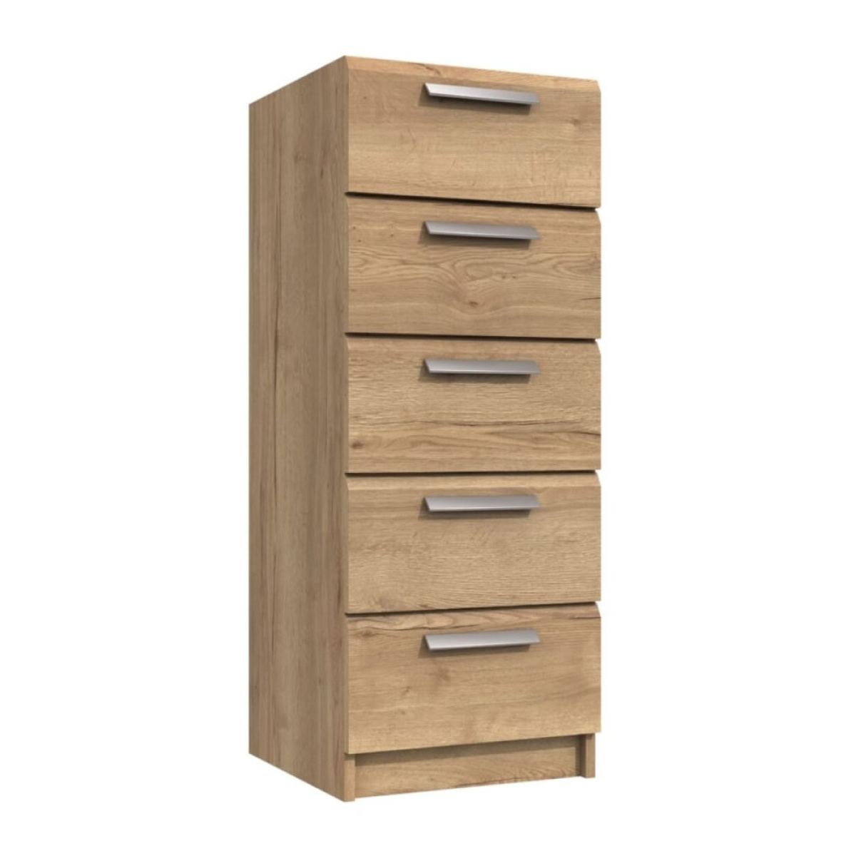 Wister Narrow Five Drawer Chest Fully Assembled