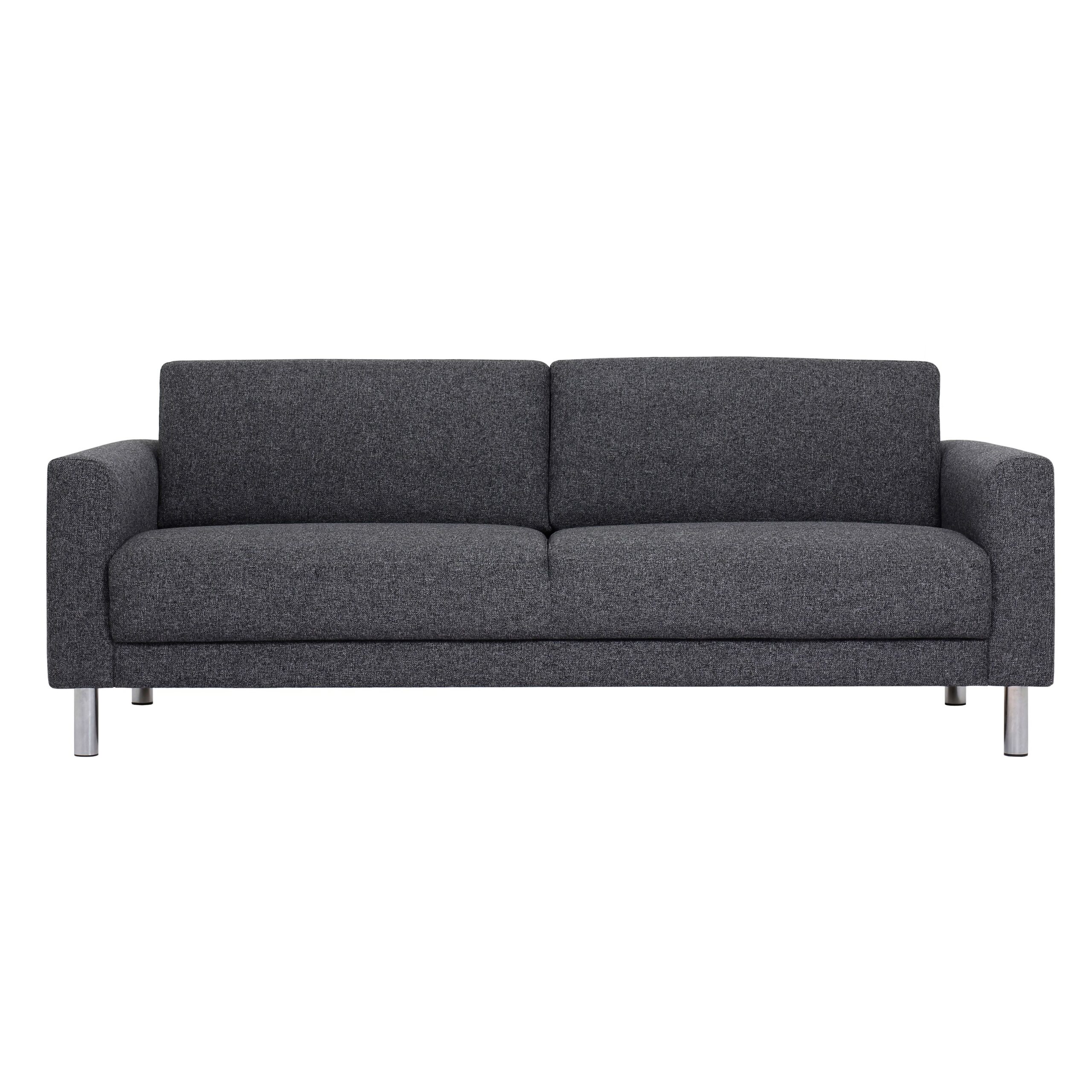 Mex Black 3 Seater Sofa