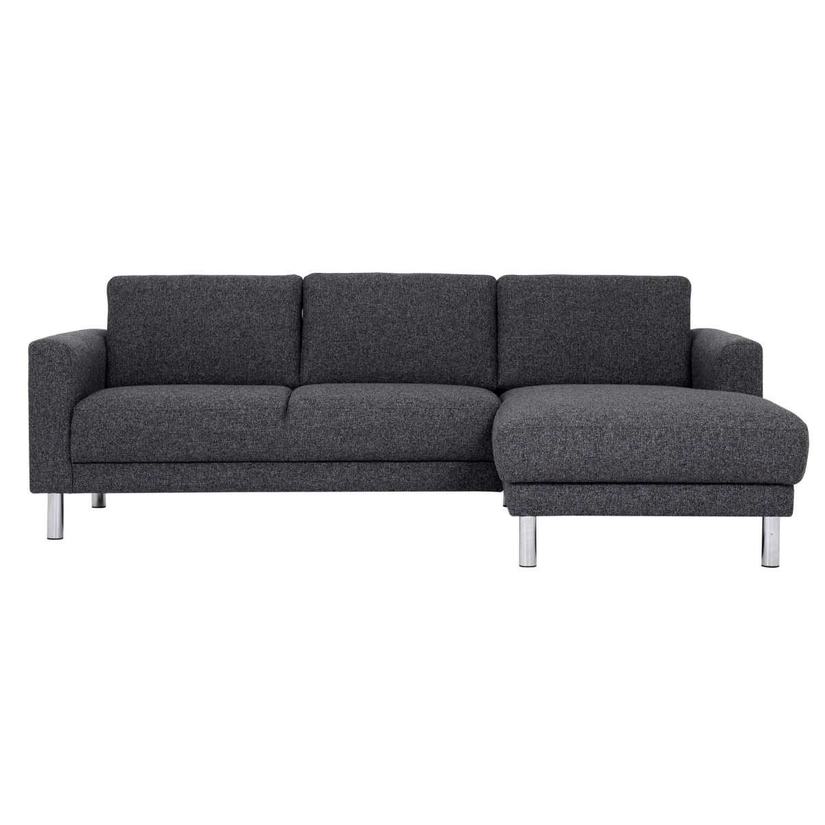 Mex Black Chaiselongue Sofa (Rh)