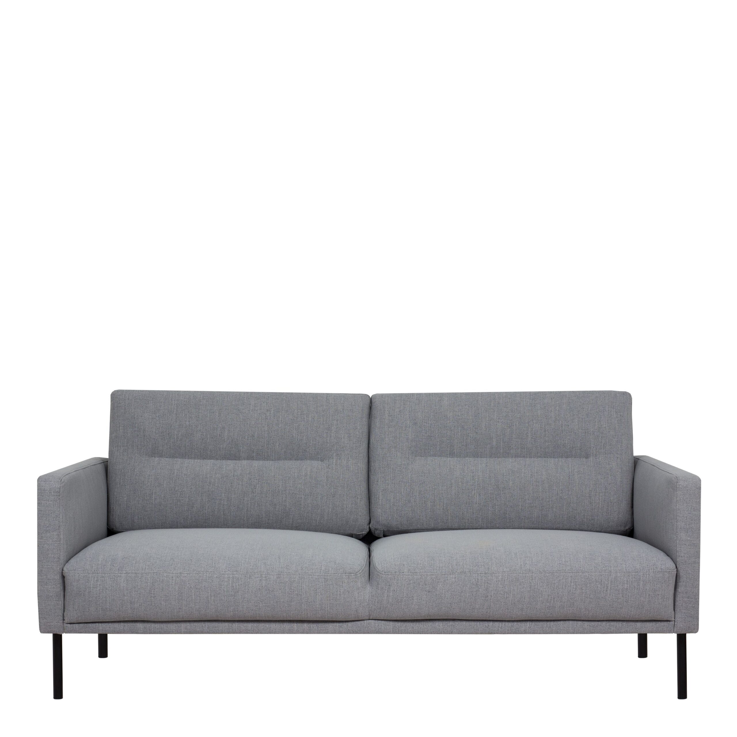 Vickie 2.5 Seater Sofa - Grey Black Legs