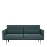 Vickie 2.5 Seater Sofa - Dark Green Oak Legs