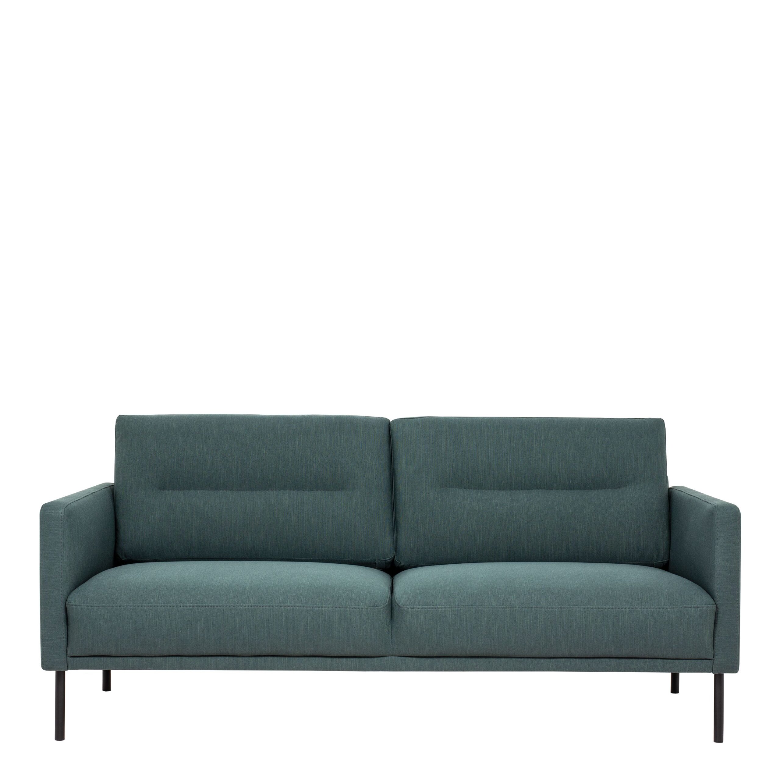 Vickie 2.5 Seater Sofa - Dark Green Black Legs