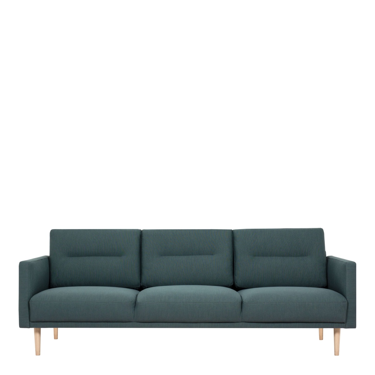 Vickie 3 Seater Sofa - Dark Green Oak Legs