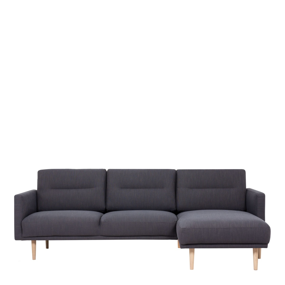 Vickie Chaiselongue Sofa (Rh) - Antracit Oak Legs