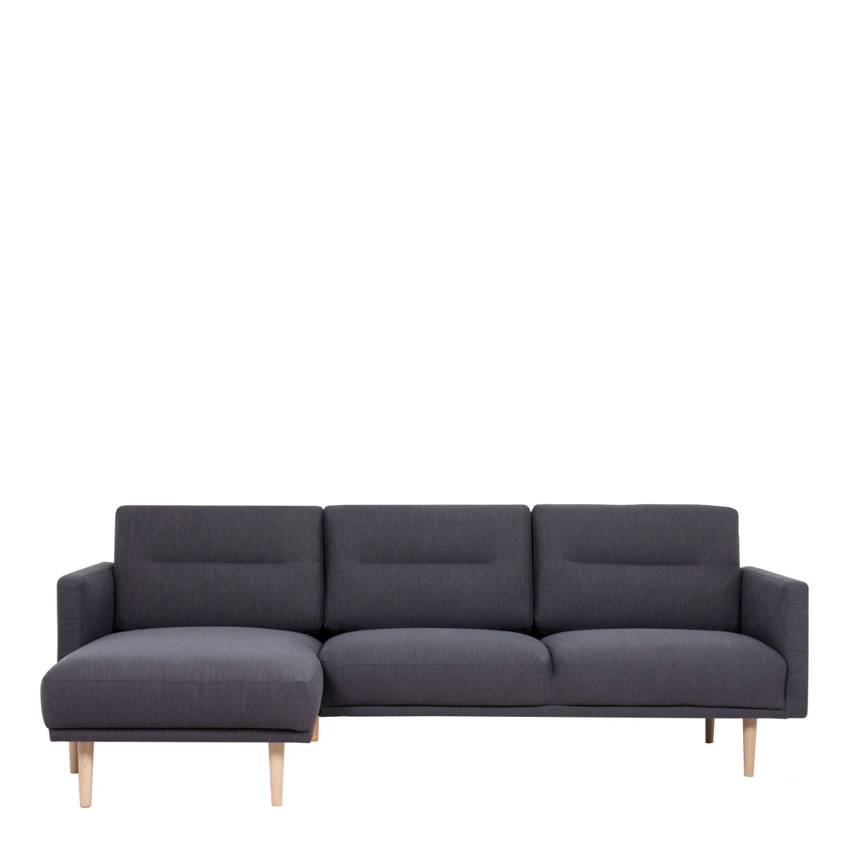 Vickie Chaiselongue Sofa (Lh) - Antracit Oak Legs