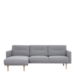 Vickie Chaiselongue Sofa (Lh) - Grey Oak Legs