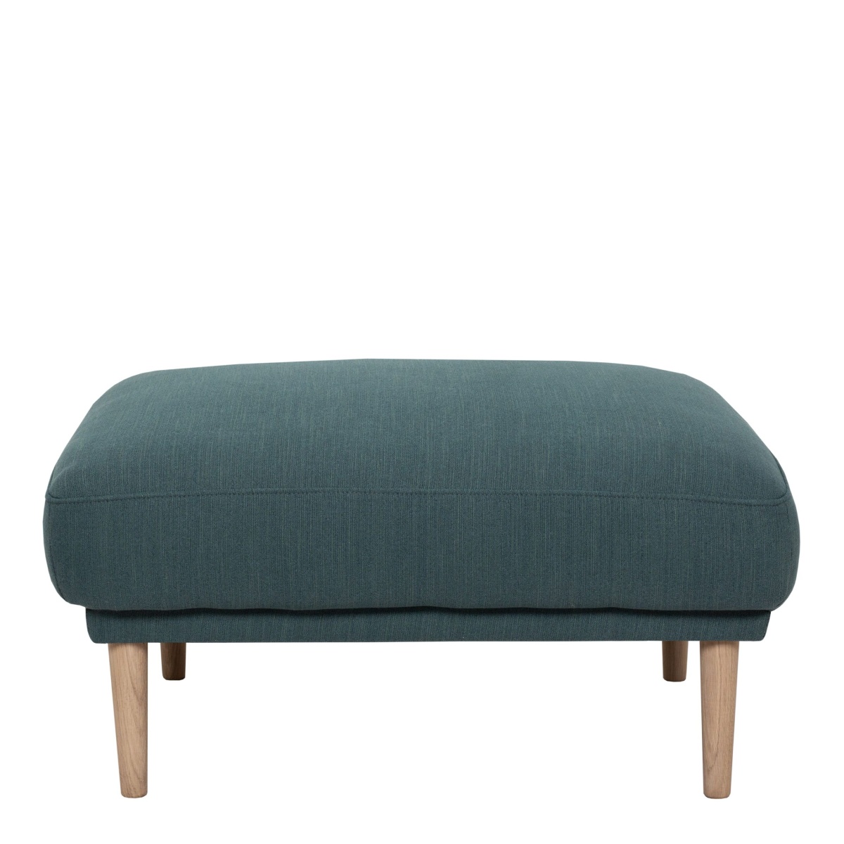 Vickie Footstool - Dark Green Oak Legs