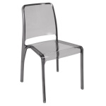 Rewan Set Of Four Spanity Smoked Stackable Chairs