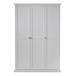 Tall White Bedroom Wardrobe Three Doors