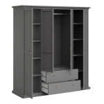 The Marisi Collection Wardrobe - Matt Grey 4 Doors