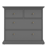 Chest Of 4 Drawers In Matt Grey