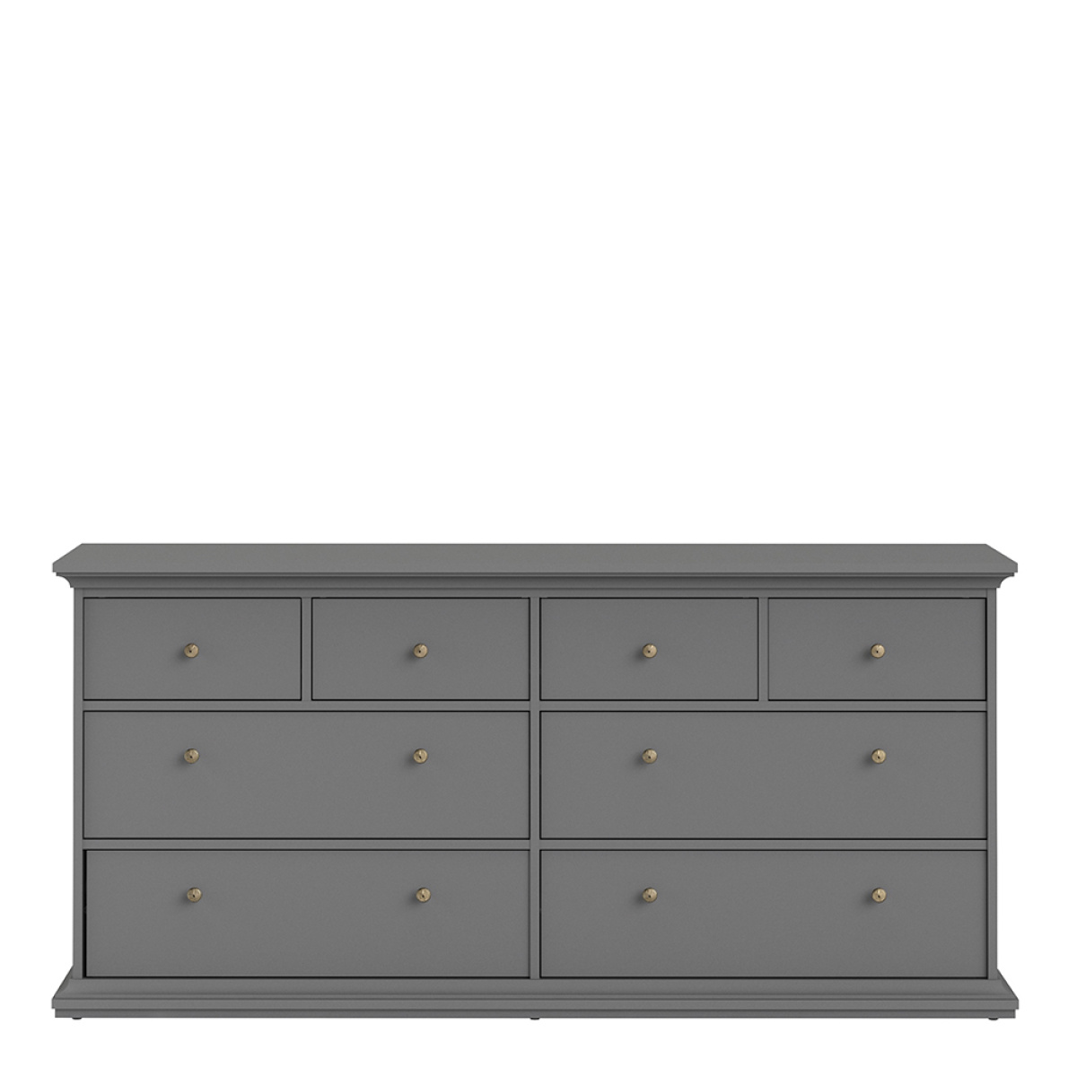 Chest Of 8 Drawers In Matt Grey