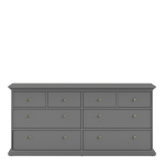 Chest Of 8 Drawers In Matt Grey