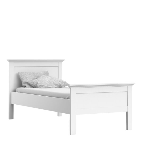 Single Bed (90 X 200) In White
