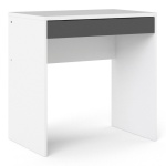 Remote Desk White Grey