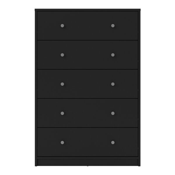 Chest Of 5 Drawers In Black