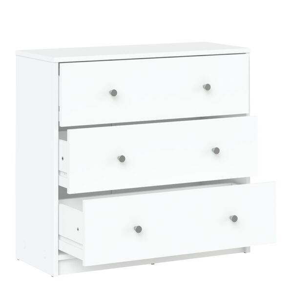 Sayon Chest Of 3 Drawers In White