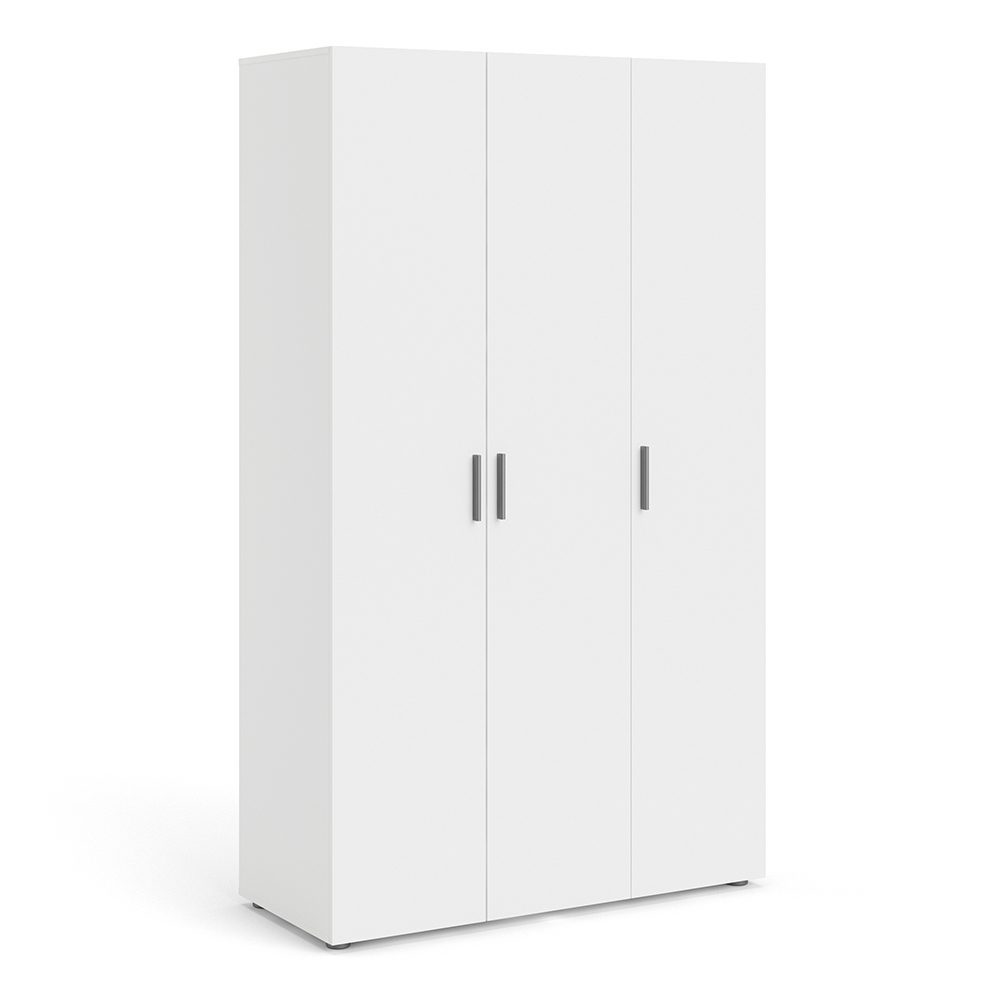Tele Wardrobe with 3 doors in White