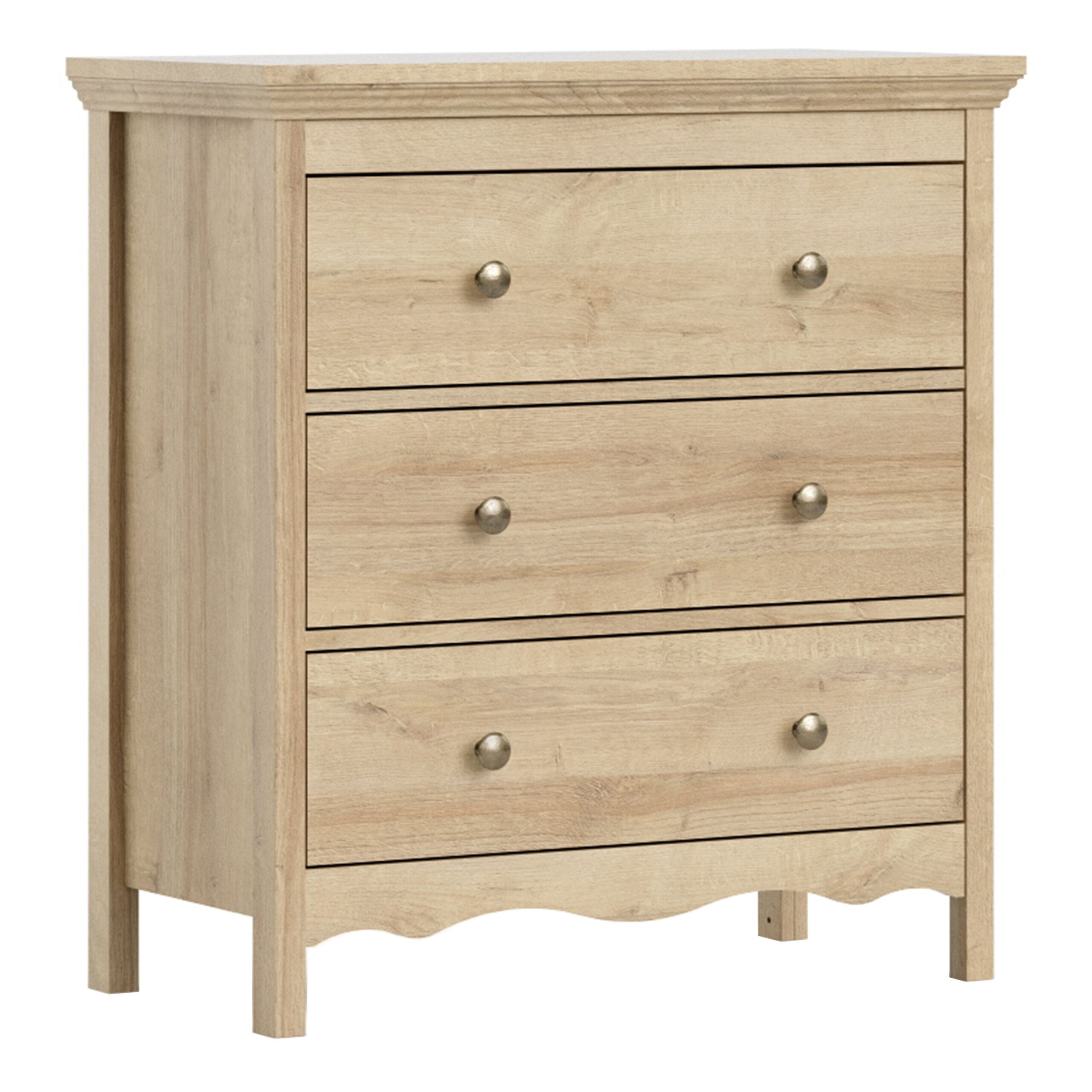 Silk Chest Of 3 Drawers In Riviera Oak
