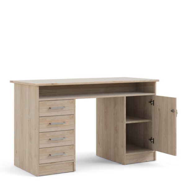 71942011hl-Function-Plus-Desk-shelf-4-drawer-1-door-126-cm-Jackson-Hickory-Oak_O