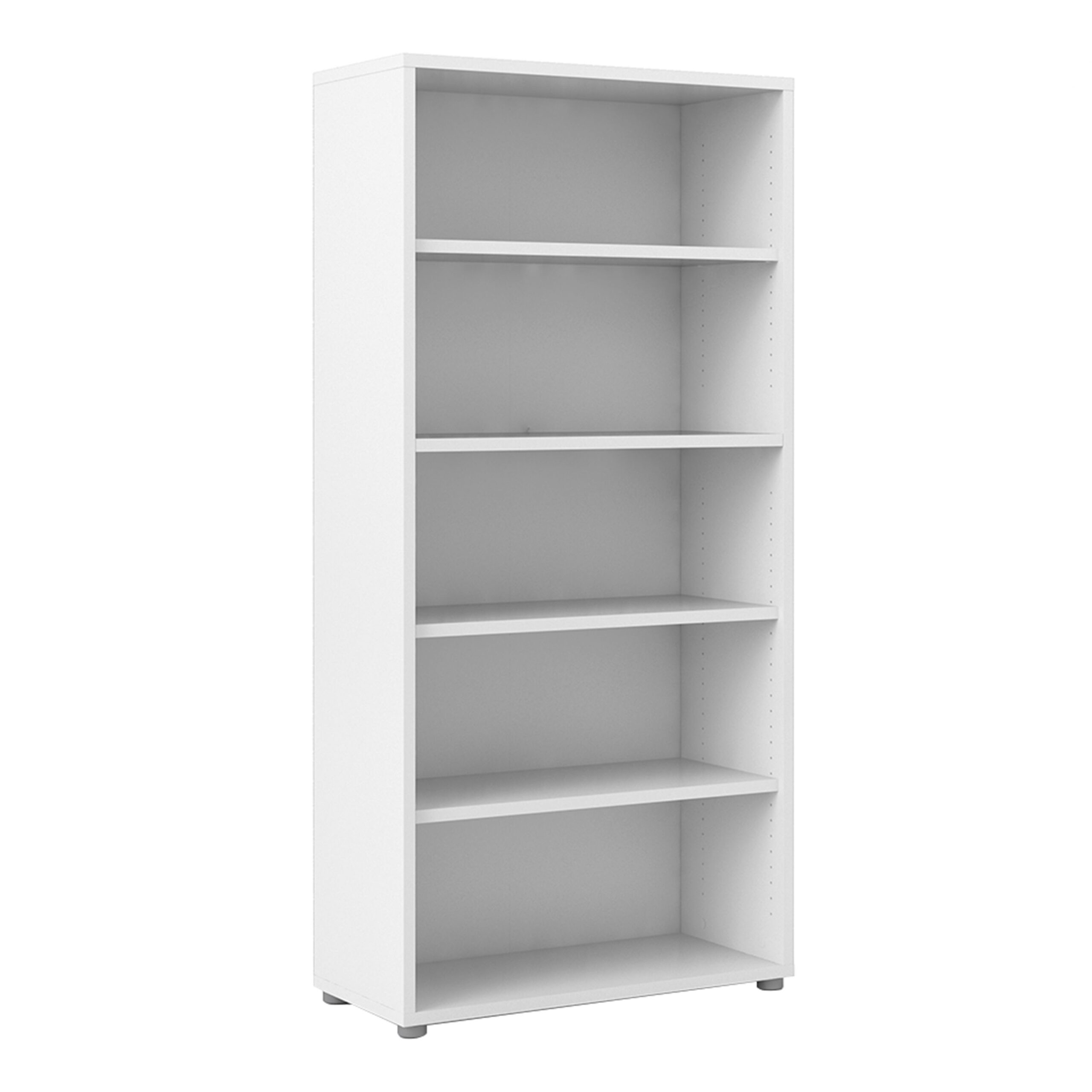 Premier Bookcase 4 Shelves In White