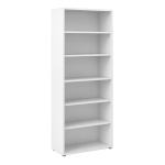 Premier Bookcase 5 Shelves In White