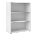 Premier Bookcase 2 Shelves In White