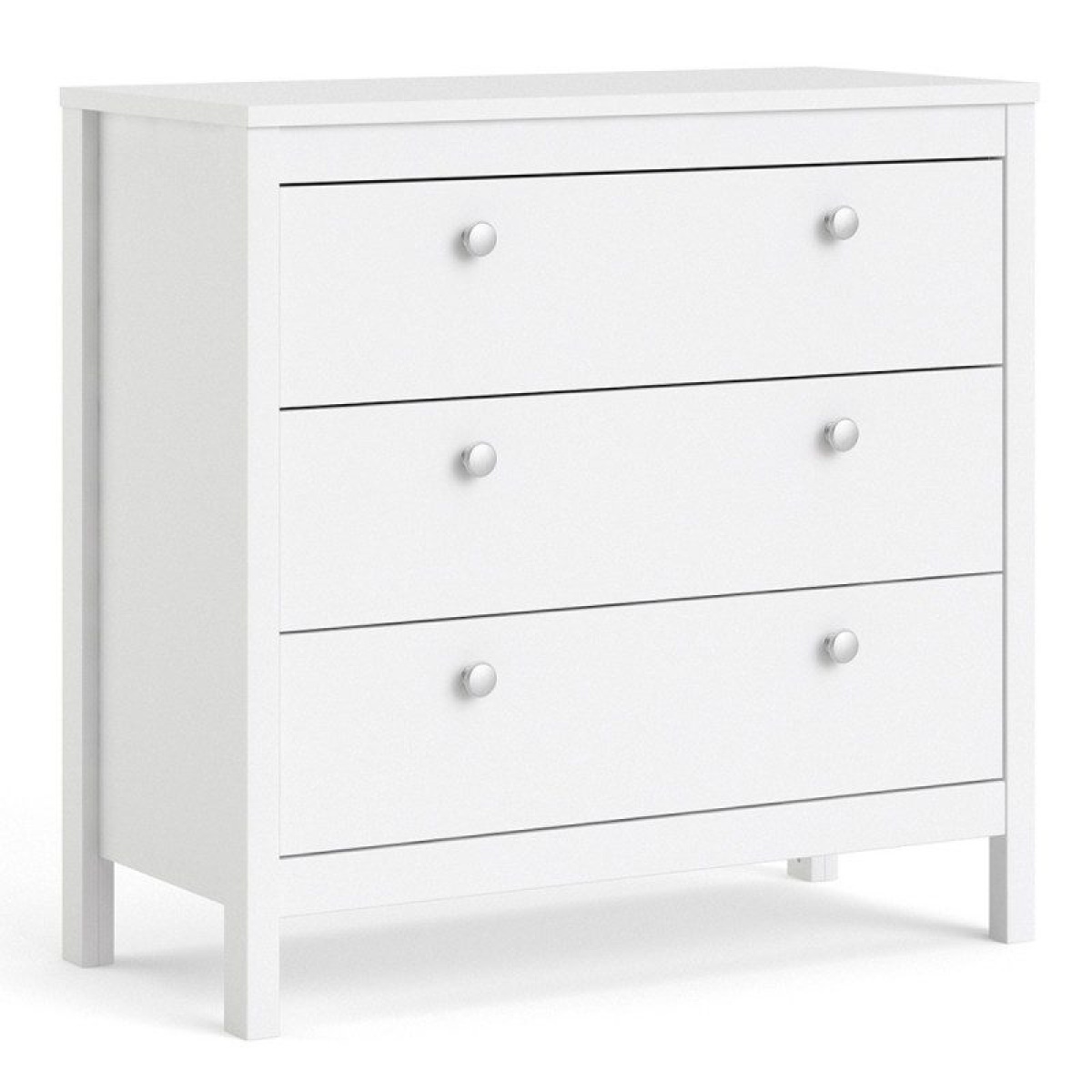 Tarid Chest 3 Drawers In White