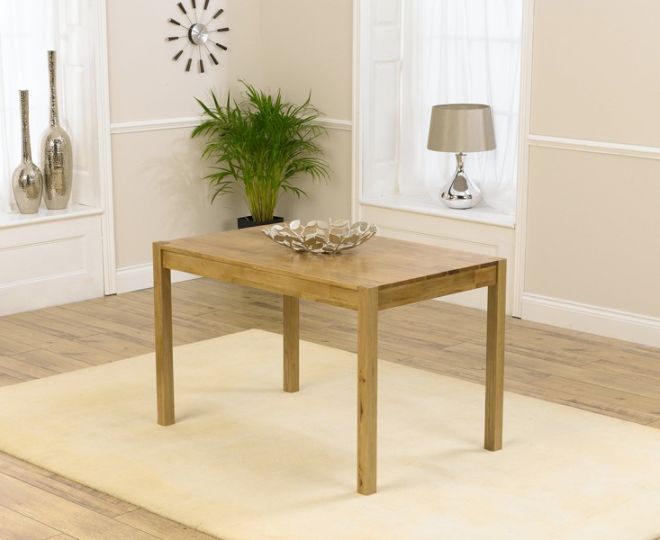 Piza 120cm Solid Oak Dining Table
