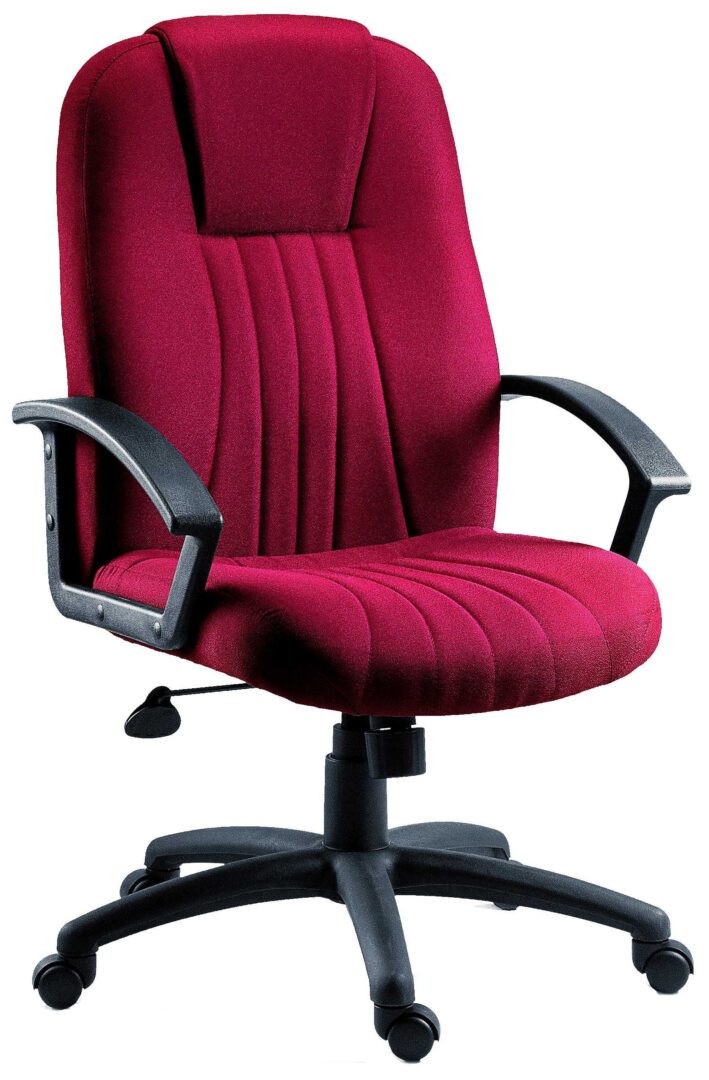 Finnity Fabric Burgundy Office Chair