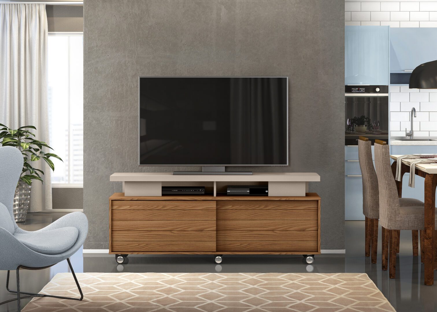 Sanwy Widescreen TV Unit