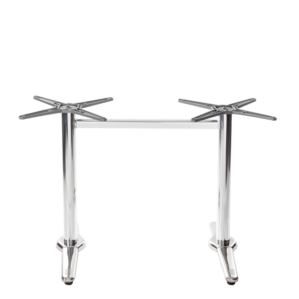 Aluminium All Weather Table Base - Twin - Height - 730 Mm