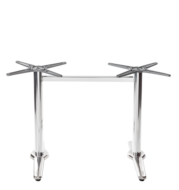 Aluminium All Weather Table Base - Twin - Height - 730 Mm