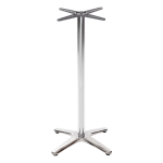 Aluminium all weather table base - 4 leg 1050 mm