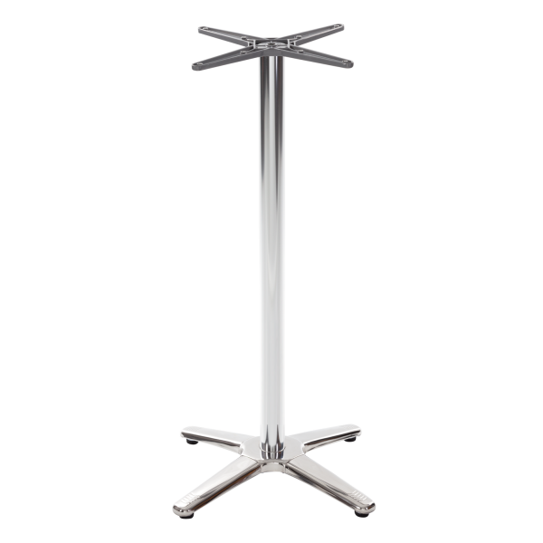 Aluminium all weather table base - 4 leg 1050 mm