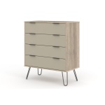 Augustine Driftwood 4 Drawer Chest Of Drawers