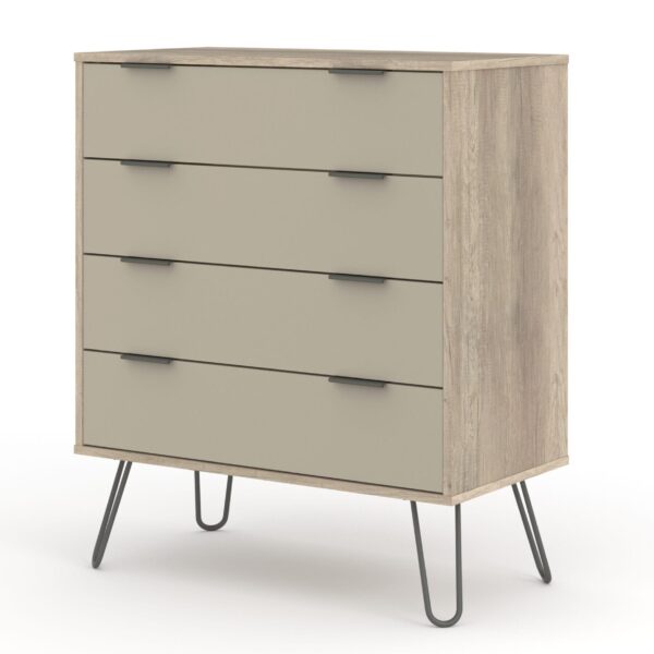 Augustine Driftwood 4 Drawer Chest Of Drawers