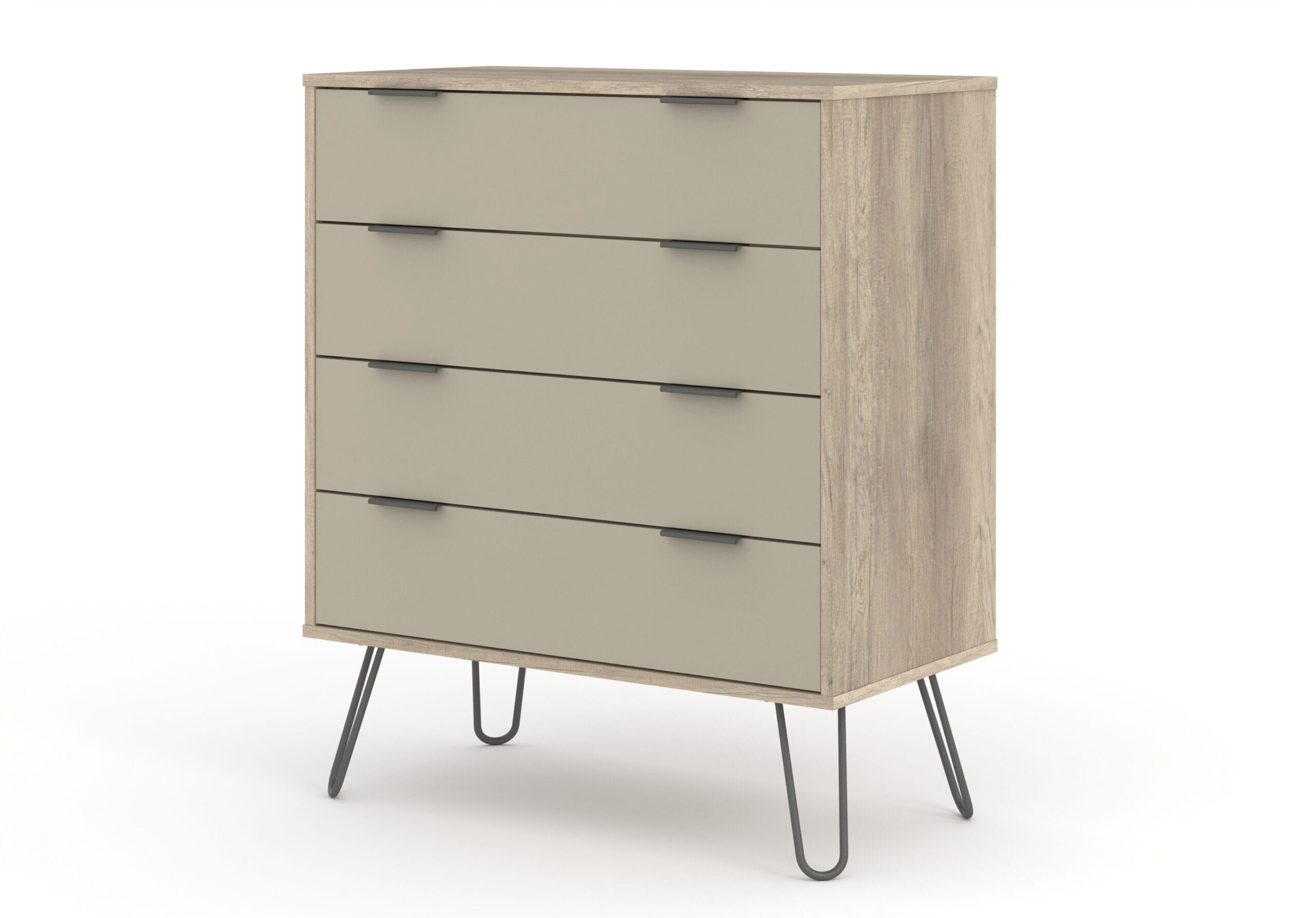 Augustine Driftwood 4 Drawer Chest Of Drawers