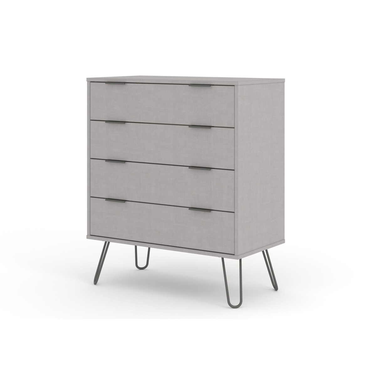 Augustine Grey 4 Drawer Chest Of Drawers