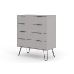 Augustine Grey 4 Drawer Chest Of Drawers