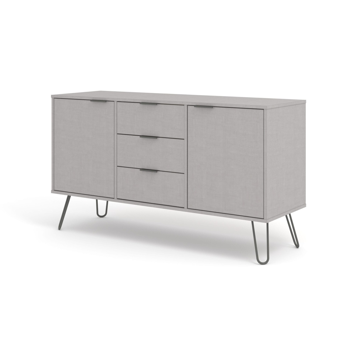 Augustine Grey Medium Sideboard 2 Door 3 Drawers