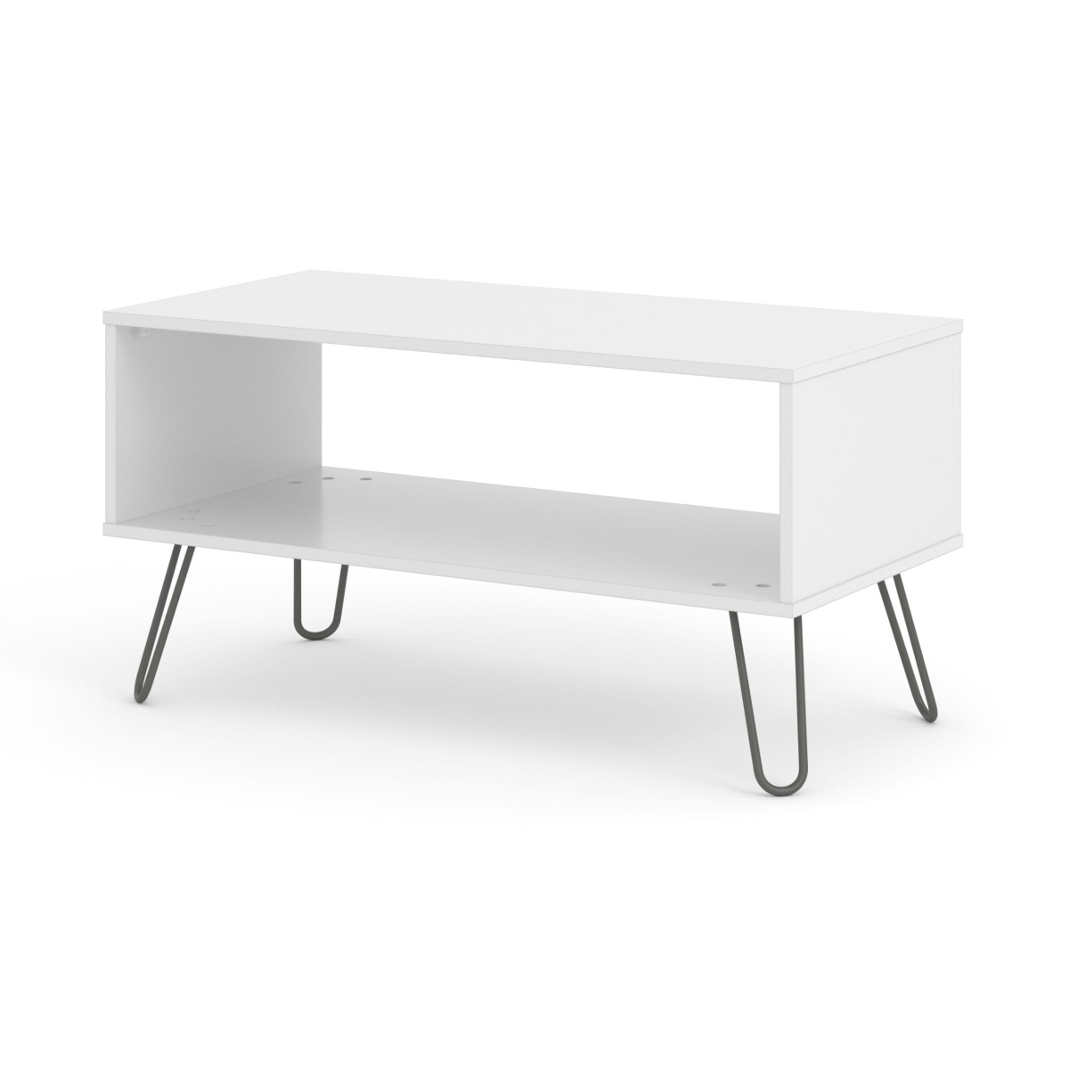 Augustine White Open Coffee Table