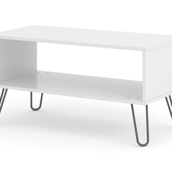 Augustine White Open Coffee Table