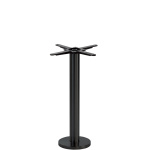 Black Round Floor Fixed Table Base - Height - 730 Mm