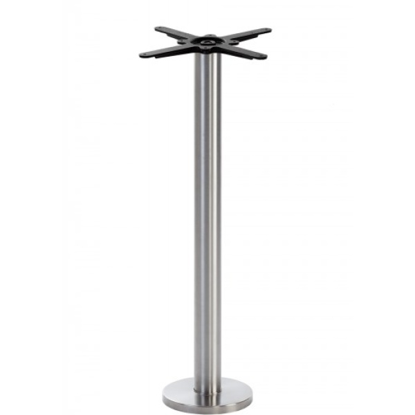 Stainless Steel Round Floor Fixed Table Base 1050 mm