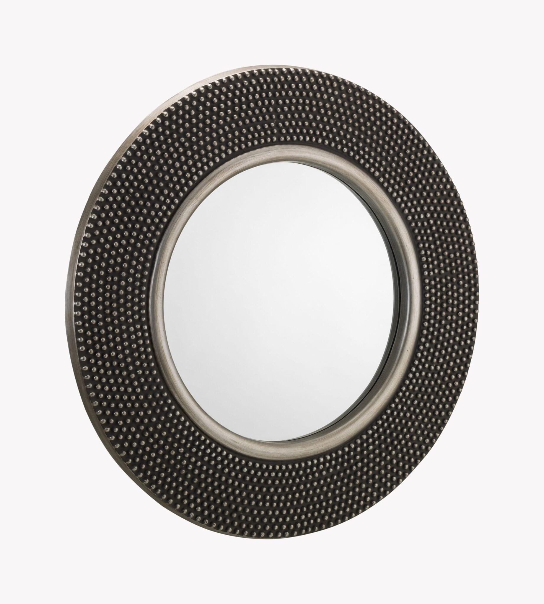 Favelli Round Studded Wall Mirror