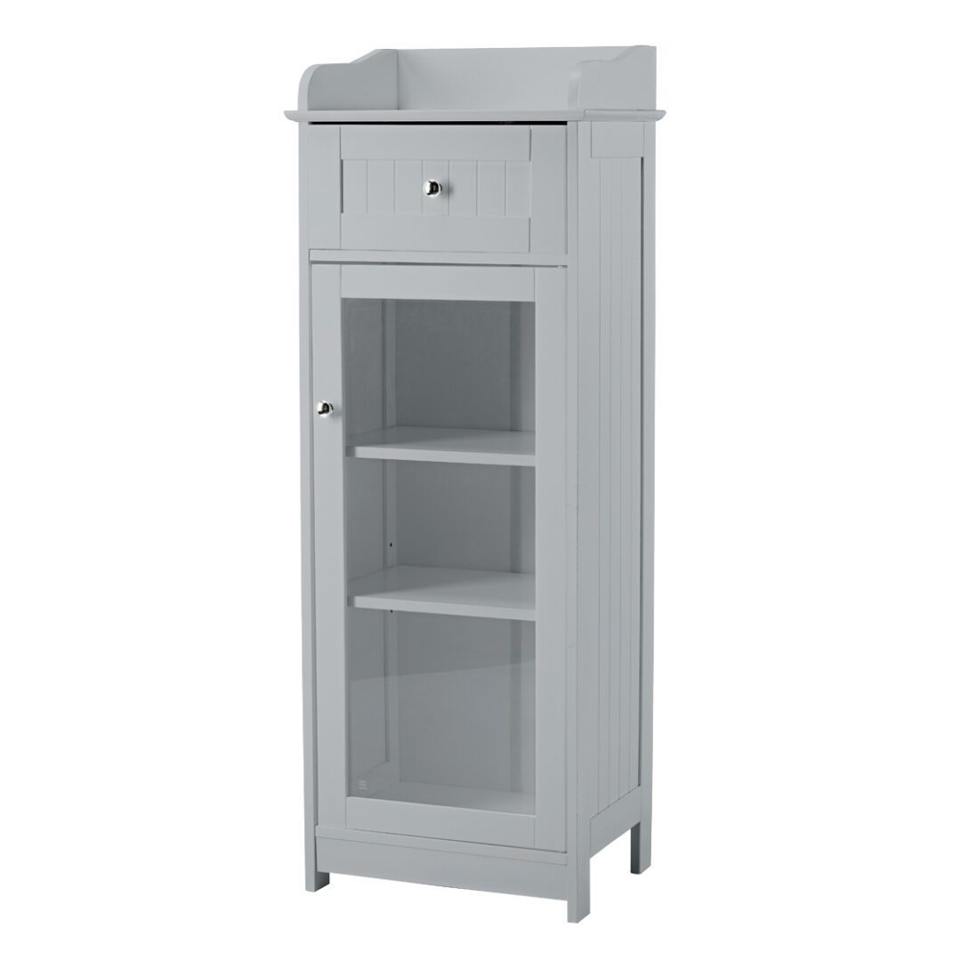 Aspen Glass Cabinet Grey
