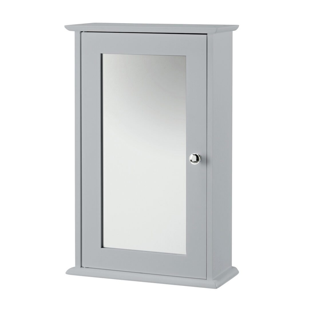 Aspen Wall Cabinet With Mirror Grey