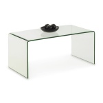 Alsafi Bent Glass Coffee Table