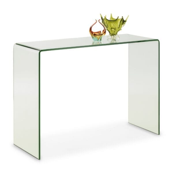 Alsafi Bent Glass Console Table